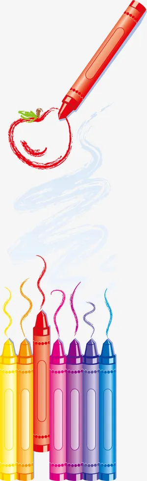 儿童可爱绘画矢量图免抠