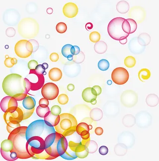 多彩气泡免抠