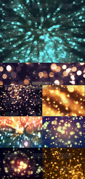 光斑闪亮星星光背景美化合成图片