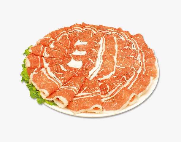 新鲜牛肉片免抠