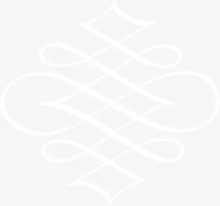 白色曲线花纹免抠