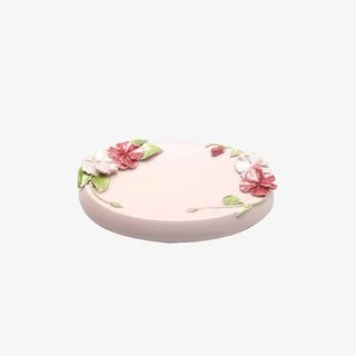 欧式肥皂蝶浪漫庄园浅粉免抠