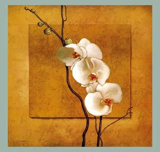 彩绘花朵纹理海报背景素材高清