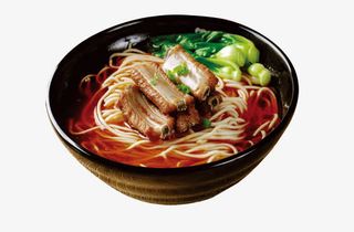 红烧排骨面图片免抠