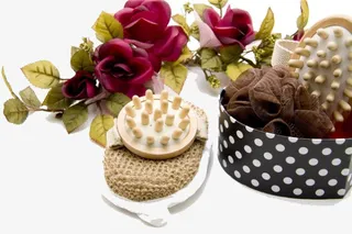 玫瑰花洗浴工具免抠