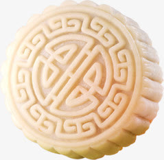 中秋节白色冰皮月饼免抠