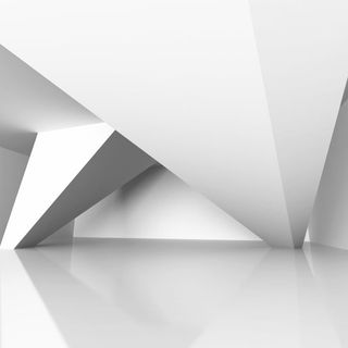 纯色立体建筑背景图高清