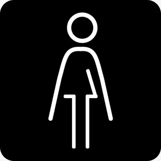 洗手间的标志免抠