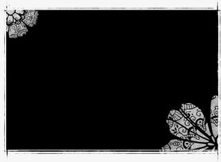 中国风笔刷边框免抠