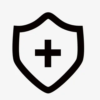 黑色的盾牌免抠图免抠