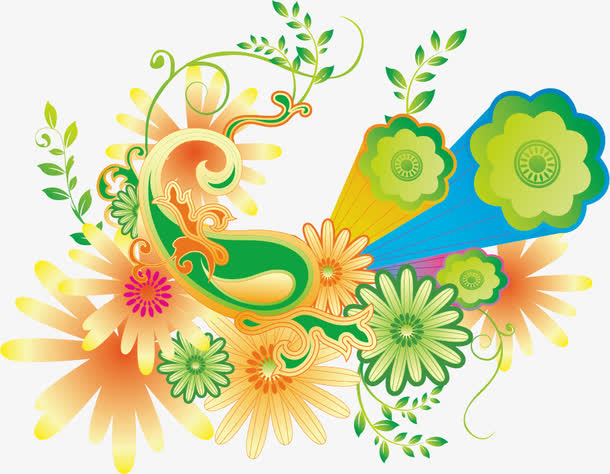 花卉矢量素材免抠