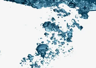 自由唯美的水中气泡免抠