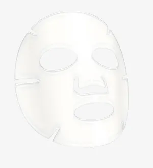 白色蚕丝面膜免抠