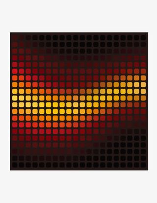 渐变晶格方格免抠