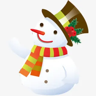 小雪人免抠