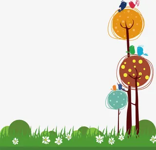 矢量水彩装饰免抠