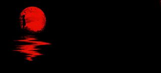 手绘恐怖黑色背景高清