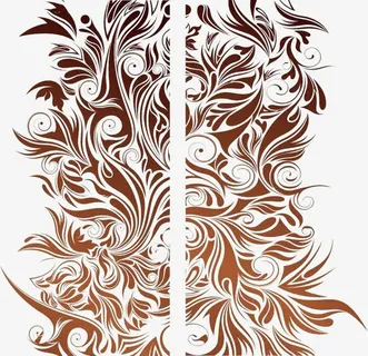 斑驳的移门图案免抠