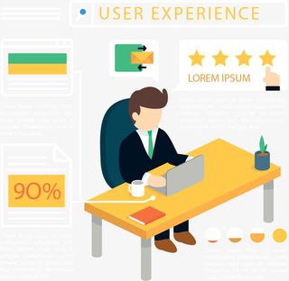 矢量手绘扁平办公免抠