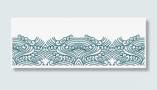 海浪底纹装饰免抠