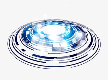 科技光圈舞台效果PNG免抠