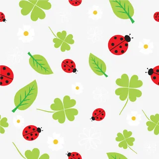 矢量七星瓢虫免抠