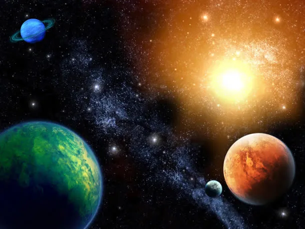 星球宇宙太阳系天体免抠