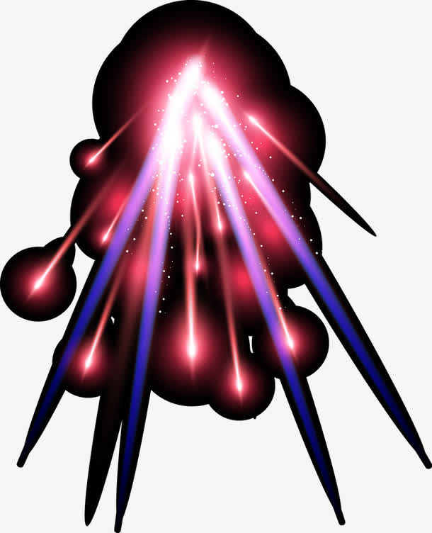 炫彩光束免抠