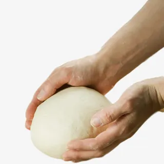 双手揉面团免抠