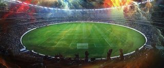 足球场运动会激情狂欢banner高清