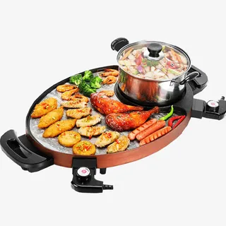 韩式涮锅烤肉素材免抠