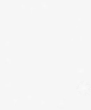白色清新雪花免抠