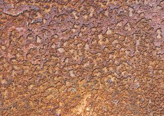 残破褐色铁板锈迹纹理免抠