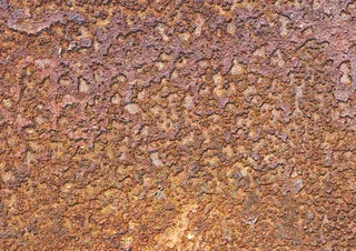 残破褐色铁板锈迹纹理免抠