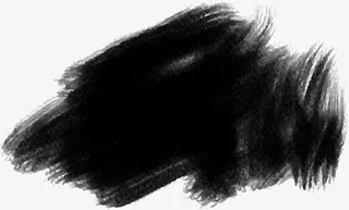 矢量水墨笔触免抠