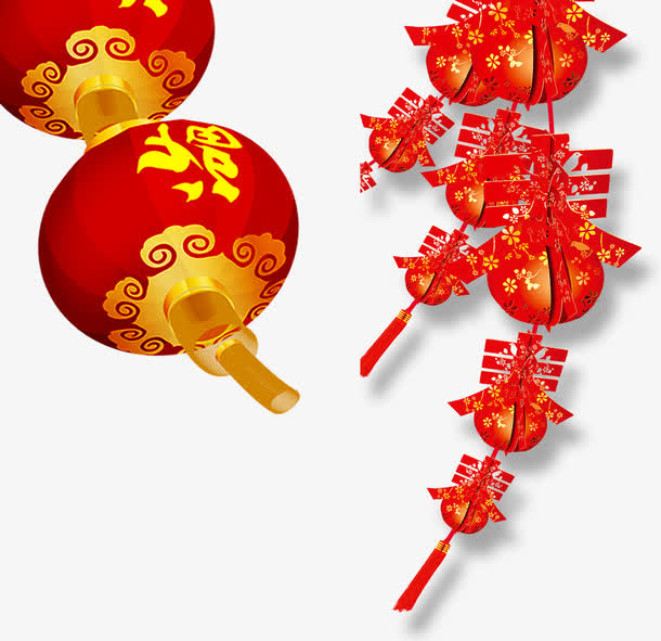 红灯笼免抠