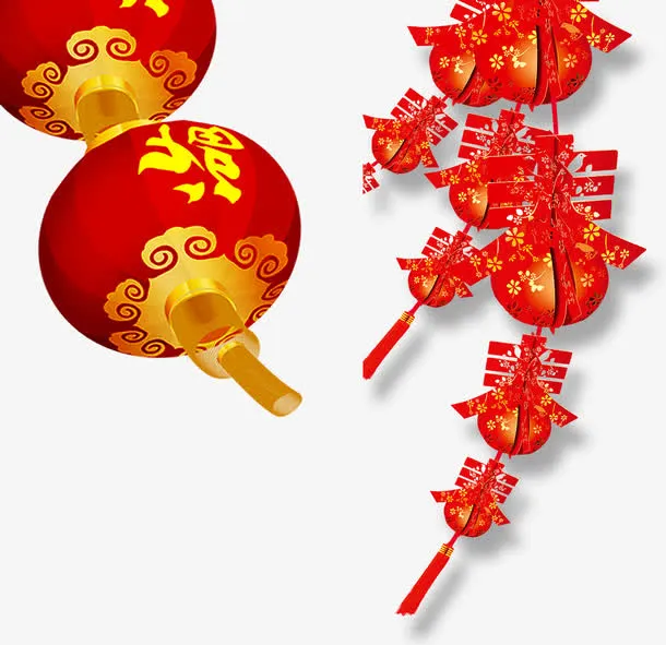 红灯笼免抠