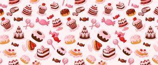 甜品卡通背景高清