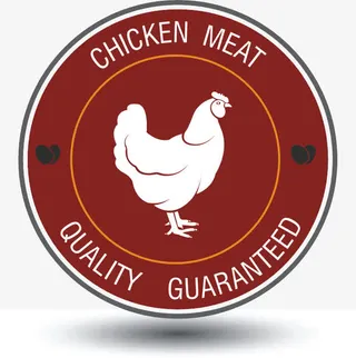 红色母鸡标签免抠