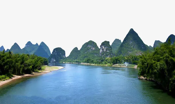 广西桂林山水免抠