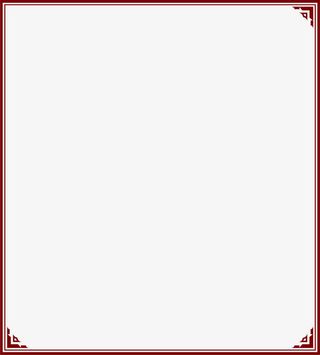 咖啡色复古花边免抠