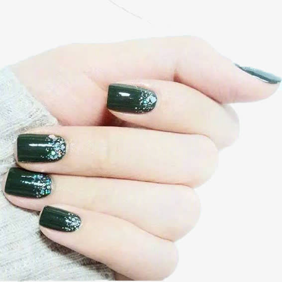 美甲广告免抠