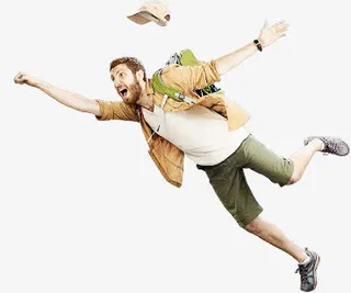 飞跃的男人物免抠