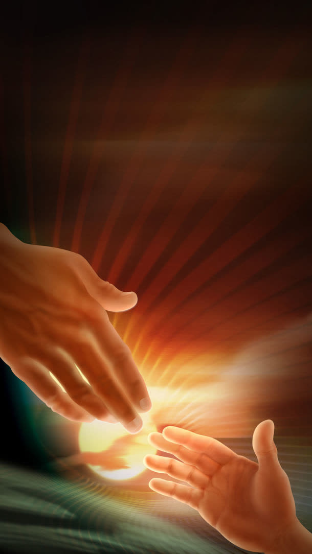 一双手油画免抠