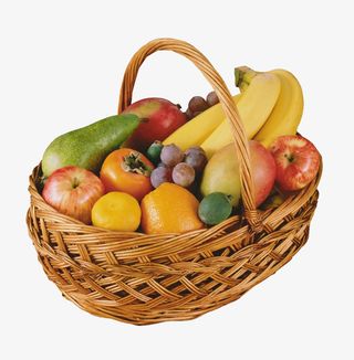 一篮子水果免抠