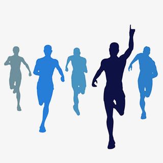 卡通赢在前卫的PSD分层免抠