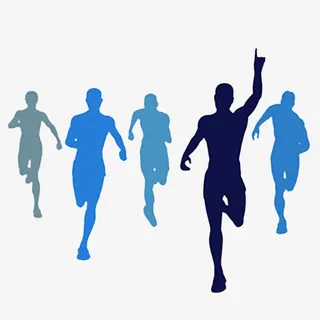 卡通赢在前卫的PSD分层免抠