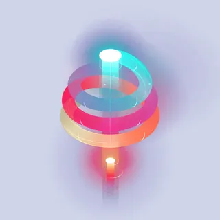 创意舞台霓虹灯灯管免抠