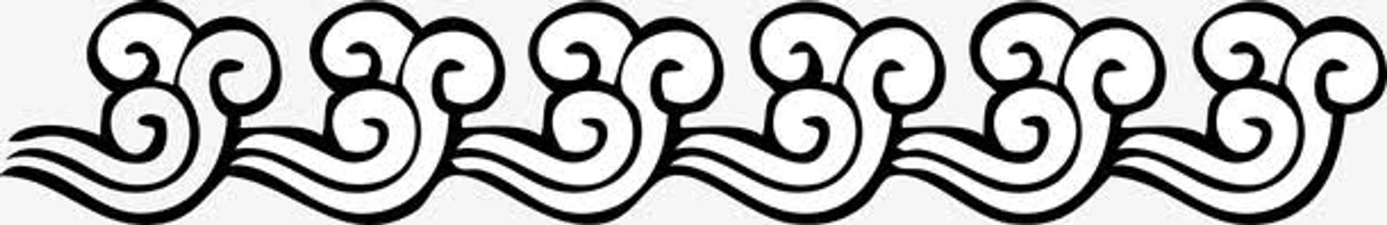 祥云边框欧式花纹花边免抠