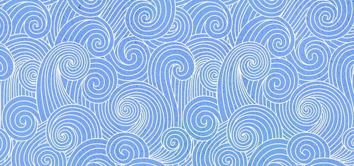 中国风蓝色祥云底纹海报banner背景高清